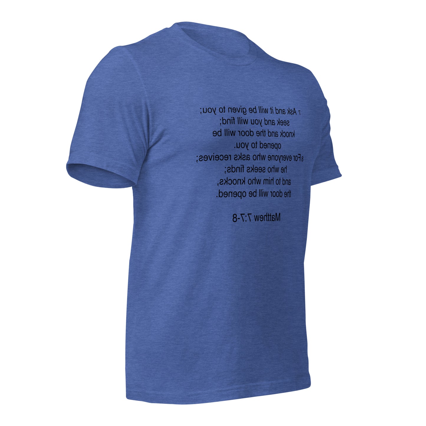 Matthew 7:7 - Unisex t-shirt