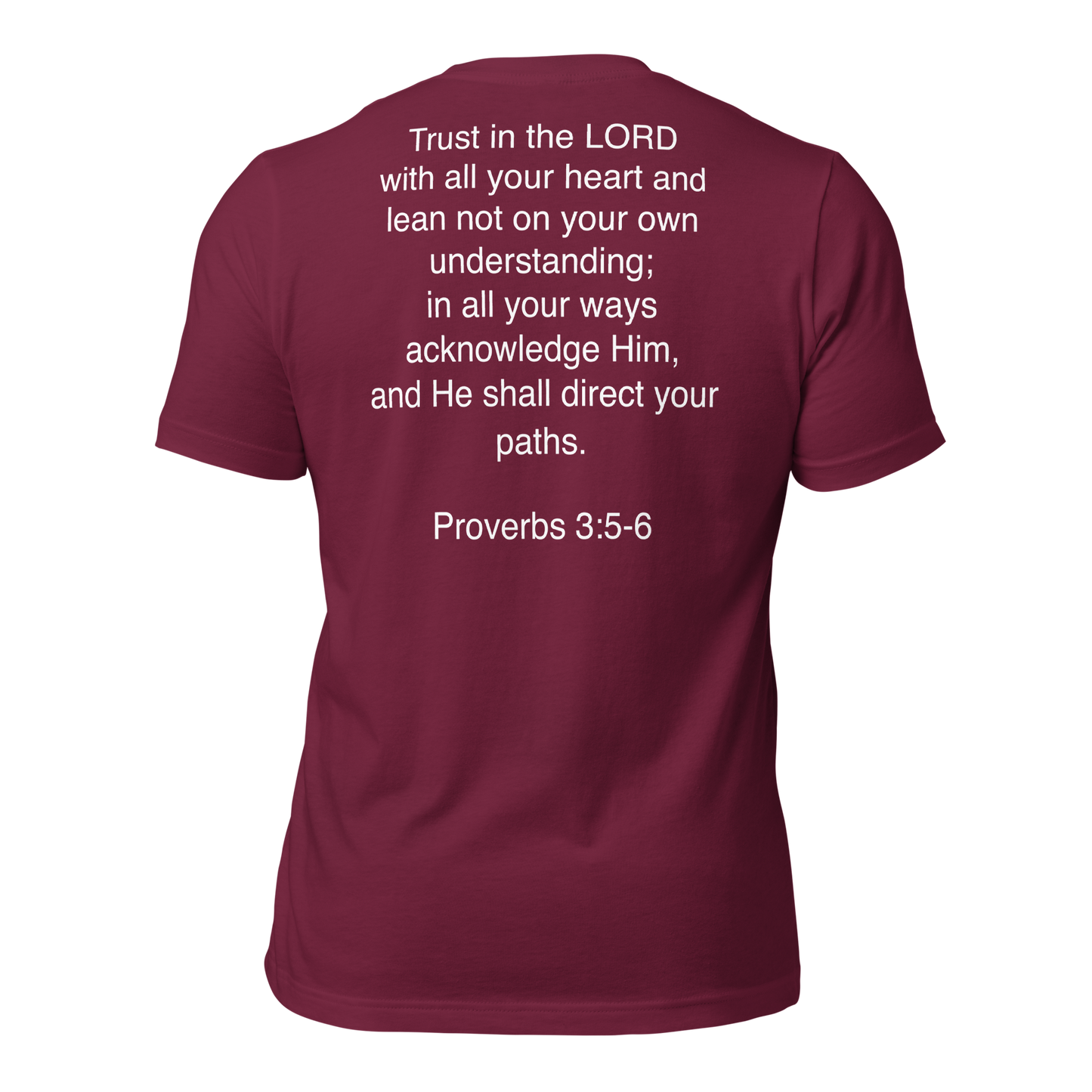 Proverbs 3:5 - Unisex t-shirt