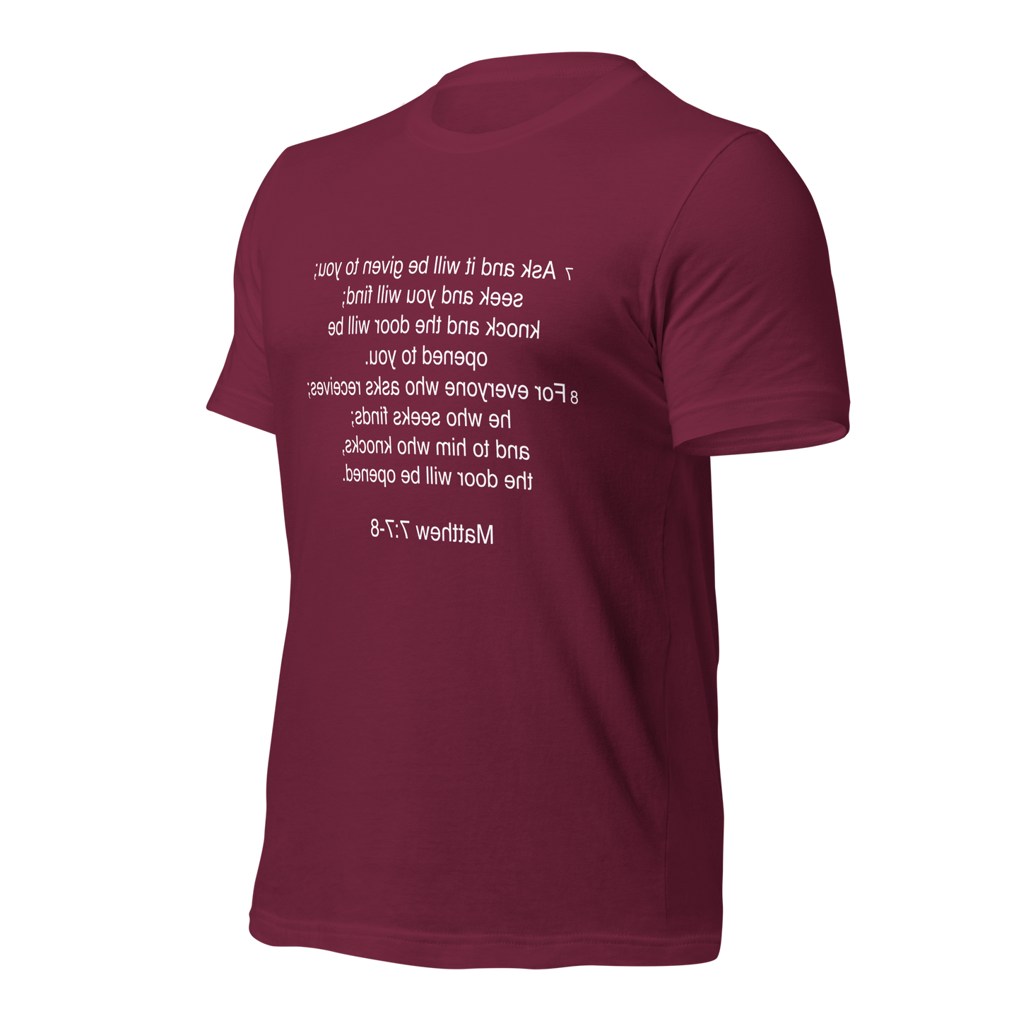 Matthew 7:7 - Unisex t-shirt