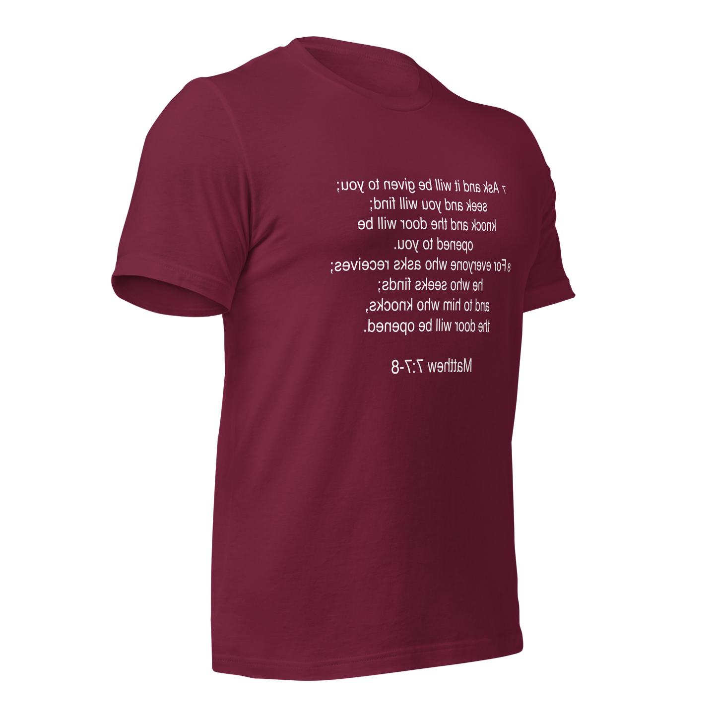 Matthew 7:7 - Unisex t-shirt