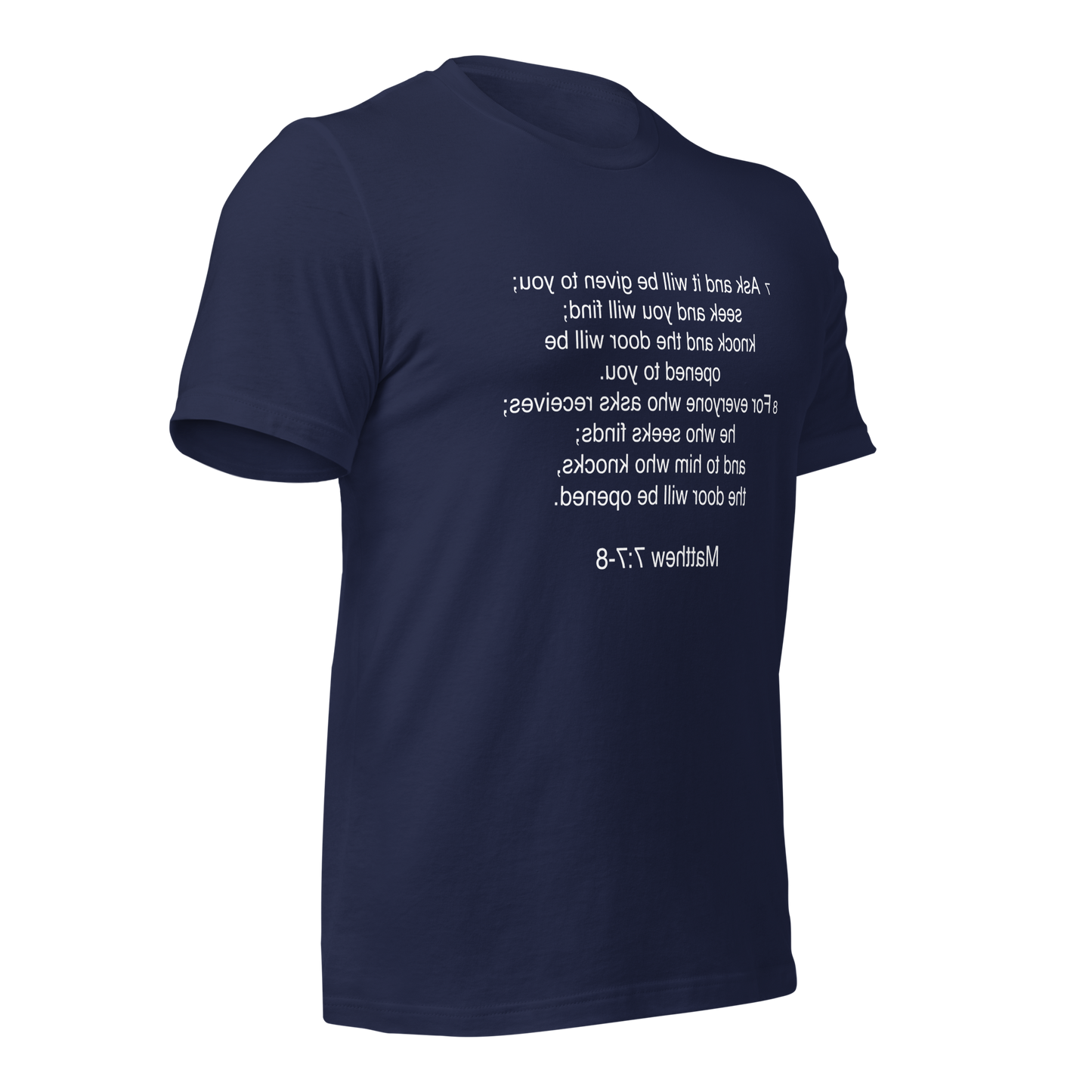 Matthew 7:7 - Unisex t-shirt