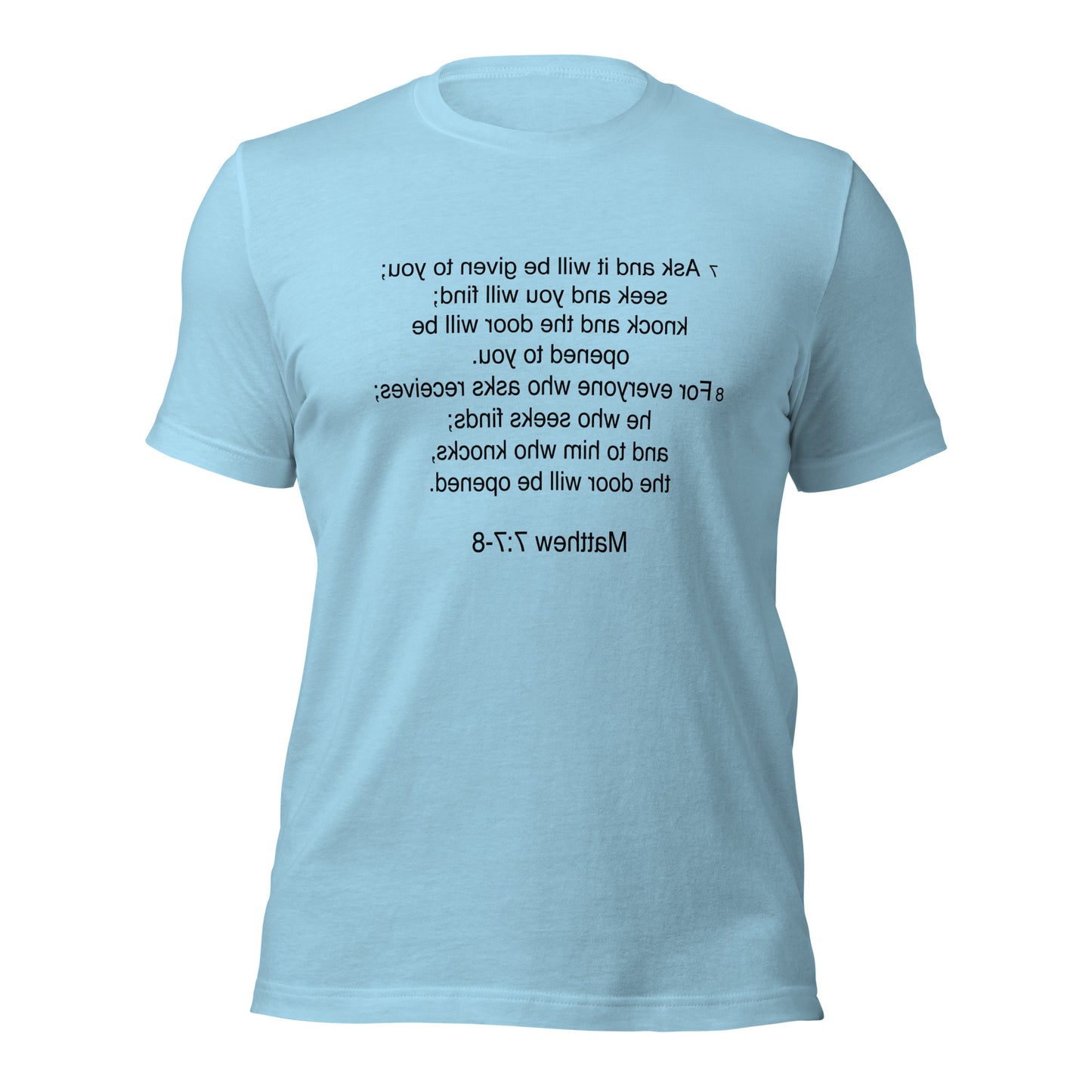 Matthew 7:7 - Unisex t-shirt