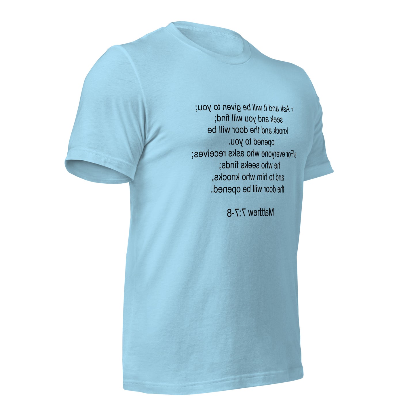 Matthew 7:7 - Unisex t-shirt