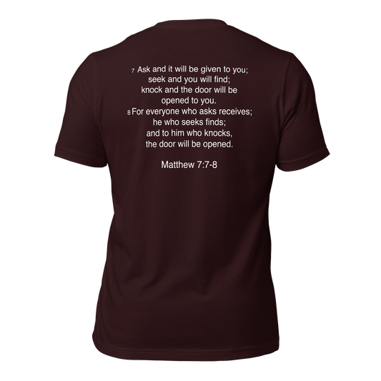 Matthew 7:7 - Unisex t-shirt