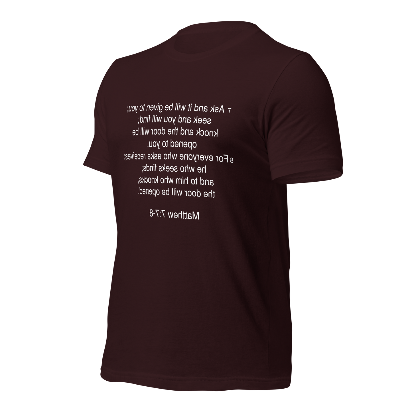 Matthew 7:7 - Unisex t-shirt