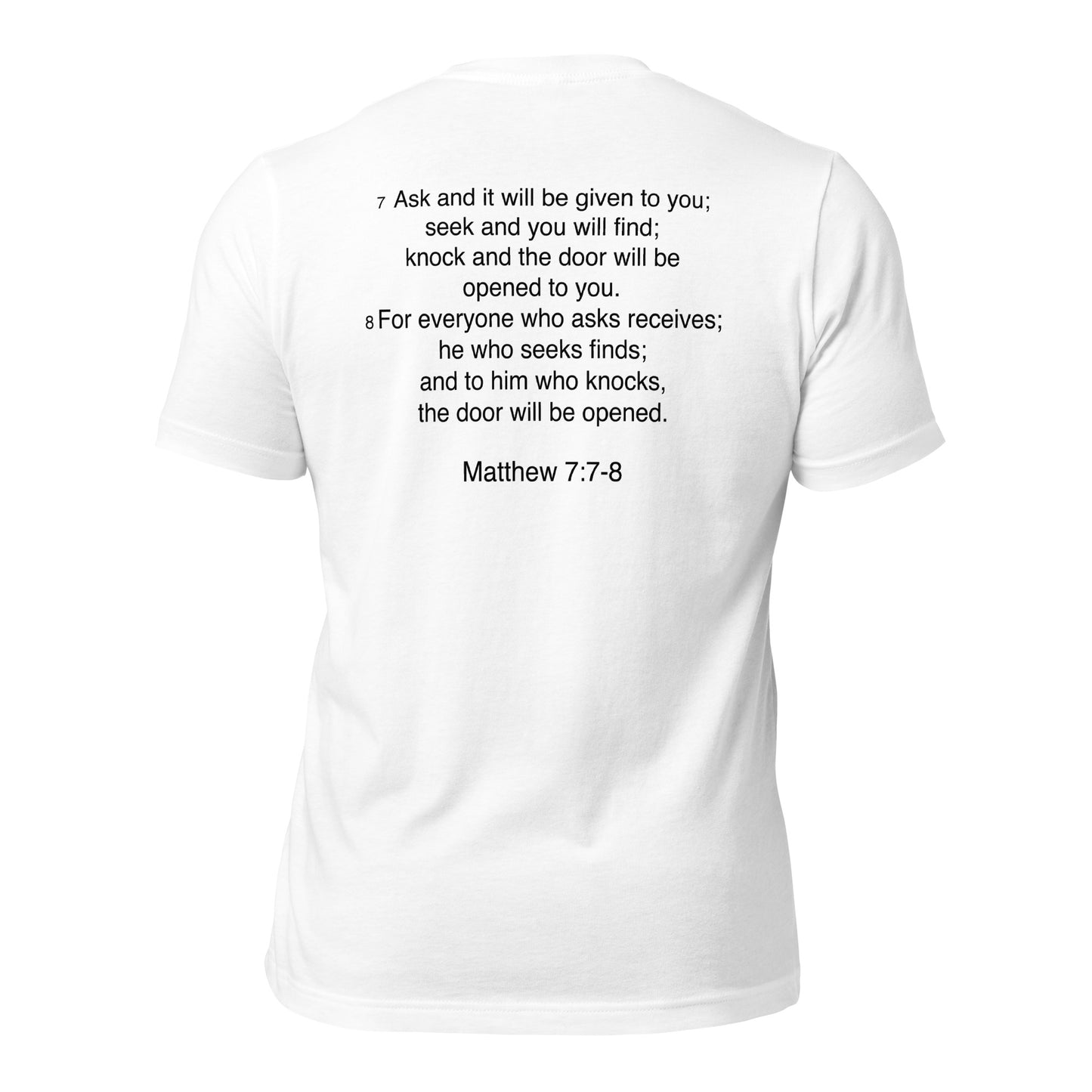 Matthew 7:7 - Unisex t-shirt