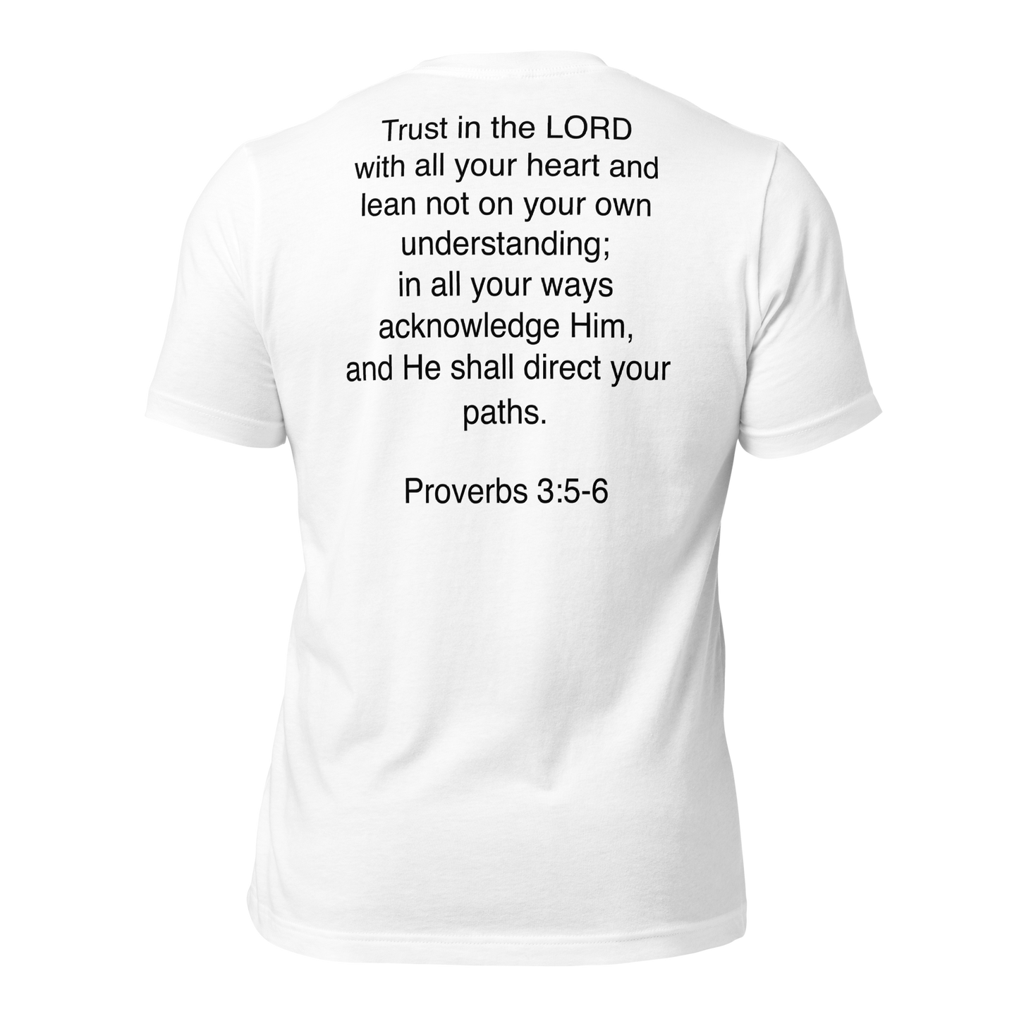 Proverbs 3:5 - Unisex t-shirt