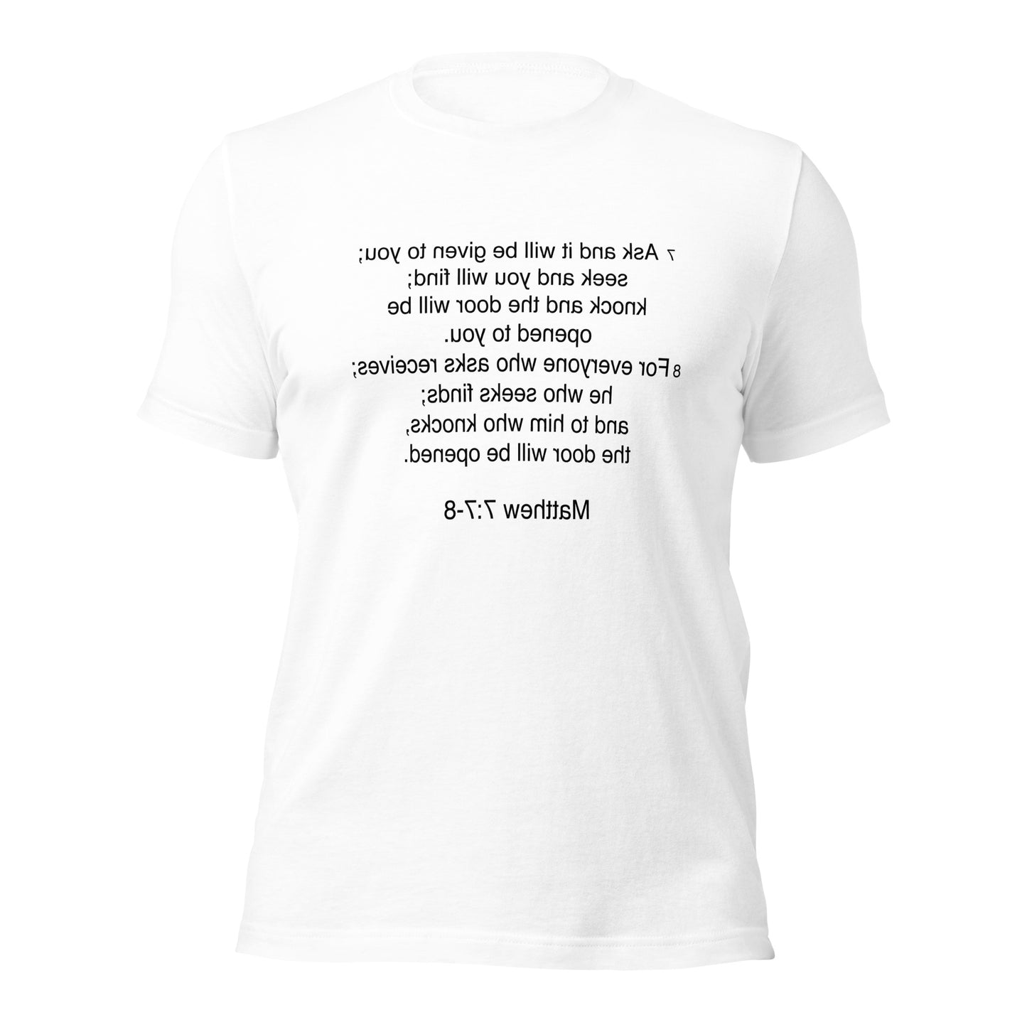 Matthew 7:7 - Unisex t-shirt