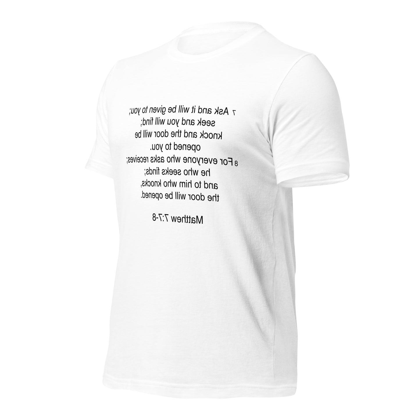 Matthew 7:7 - Unisex t-shirt