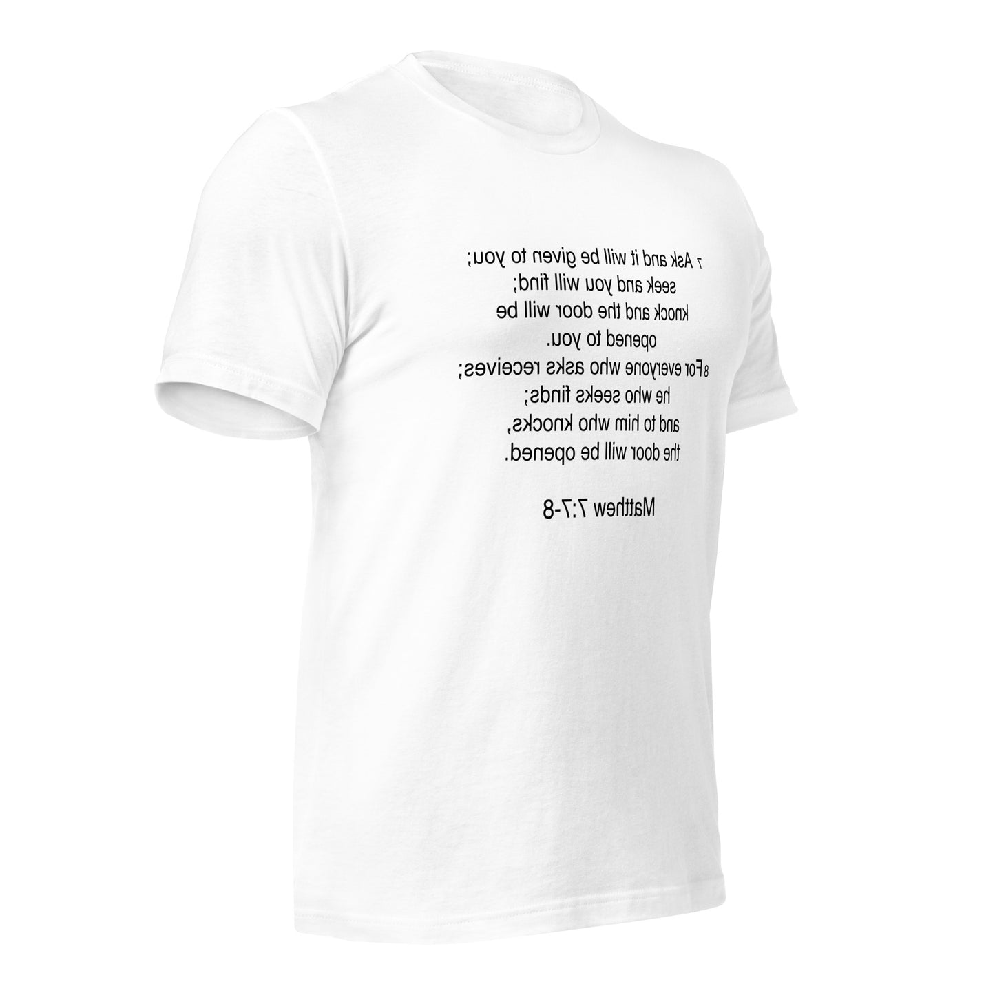 Matthew 7:7 - Unisex t-shirt