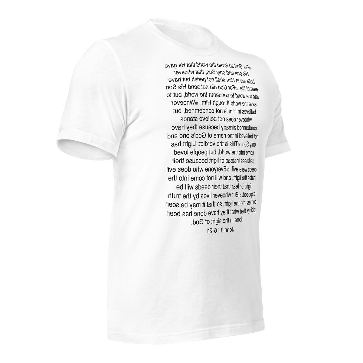 John 3:16-21 For God so Loved the World - Unisex t-shirt