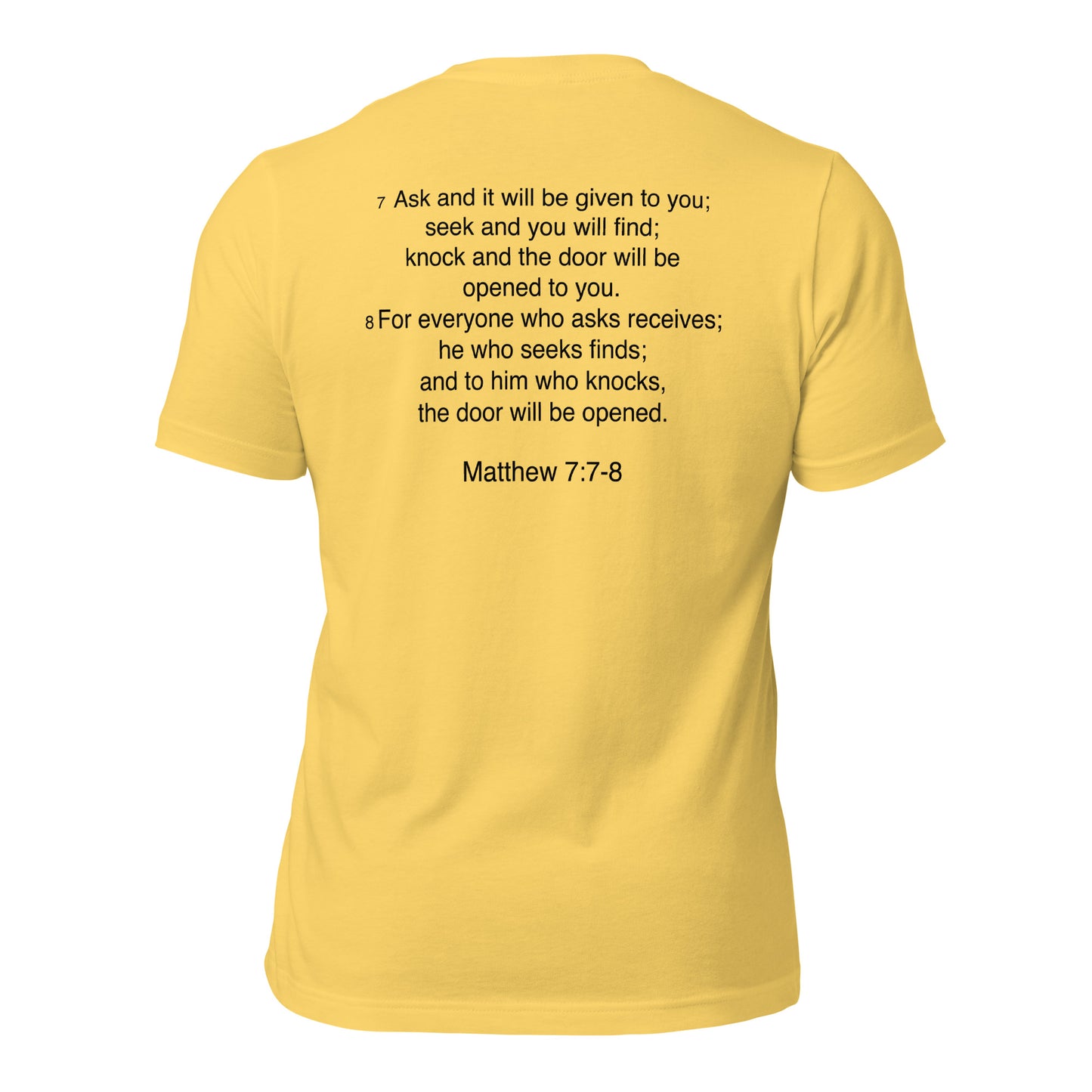 Matthew 7:7 - Unisex t-shirt