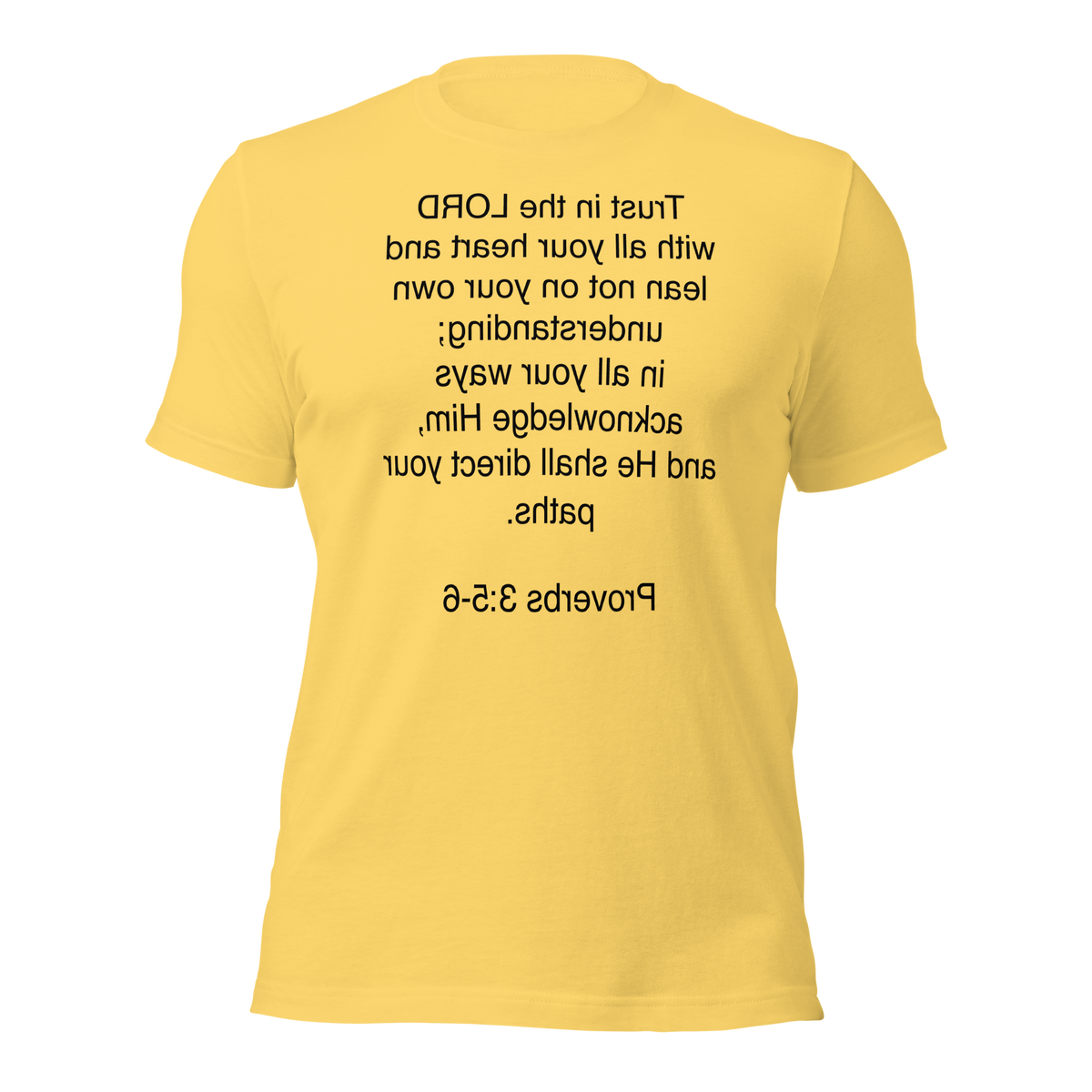 Proverbs 3:5 - Unisex t-shirt