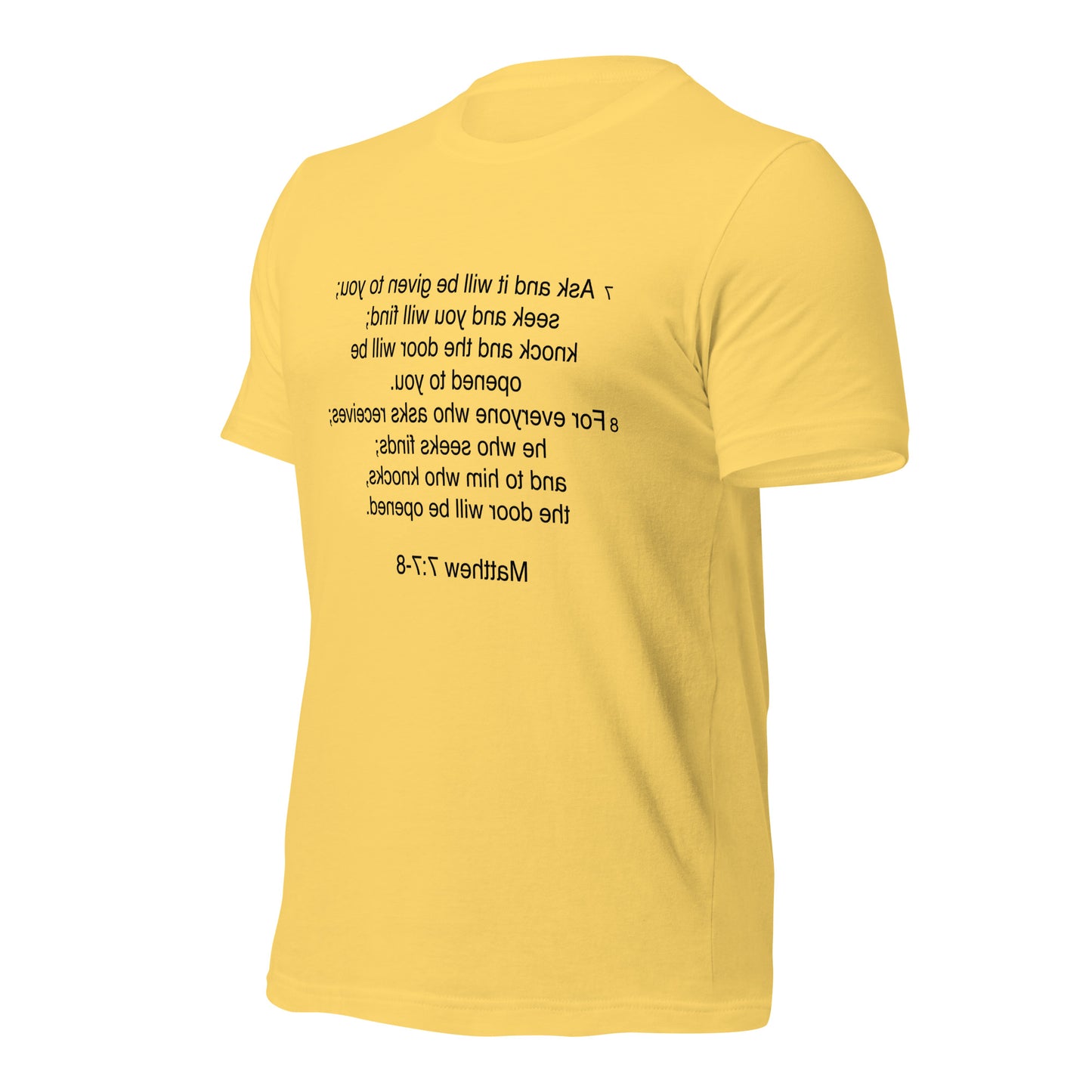 Matthew 7:7 - Unisex t-shirt