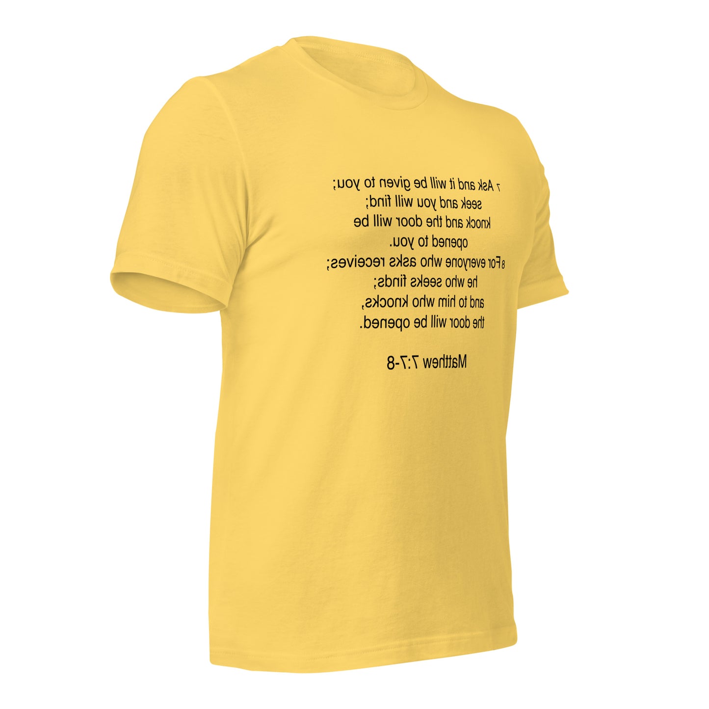 Matthew 7:7 - Unisex t-shirt