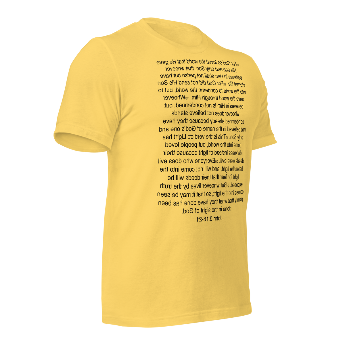 John 3:16-21 For God so Loved the World - Unisex t-shirt